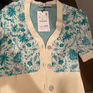 Zara Spring collection floral top